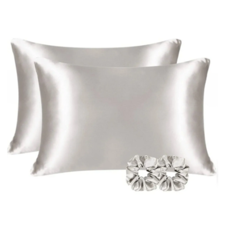 Ipek Dokulu Saten 50x70 Cm Yastık Kılıfı 2 Adet Toka Kıvırcık Saçlar