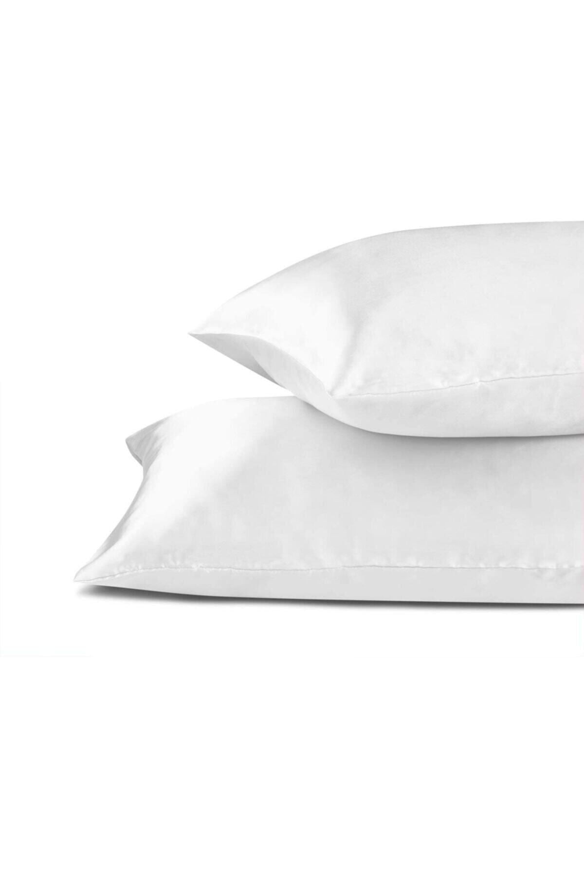 Ipek Dokulu Saten 50x70 Cm Yastık Kılıfı 2 Adet Toka Kıvırcık Saçlar