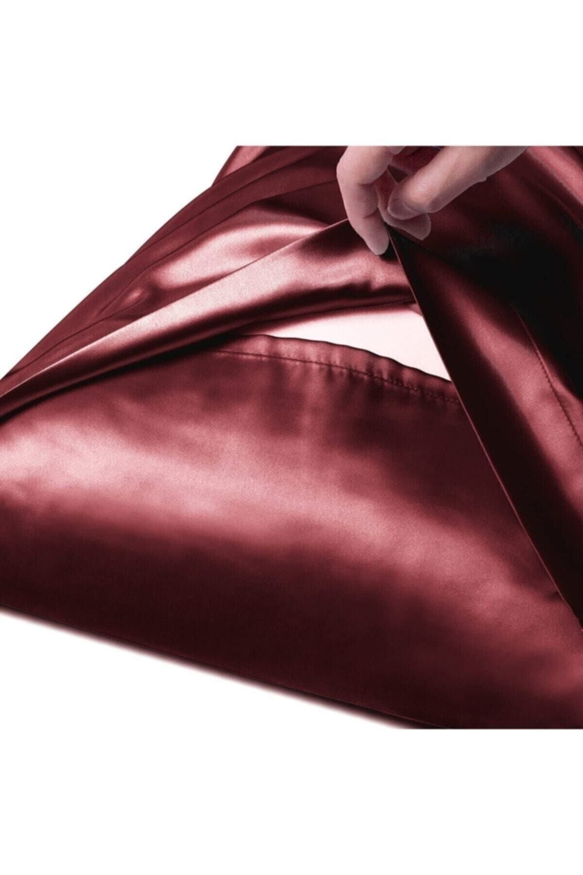Ipek Dokulu Saten 50x70 Cm Yastık Kılıfı 2 Adet Toka Kıvırcık Saçlar