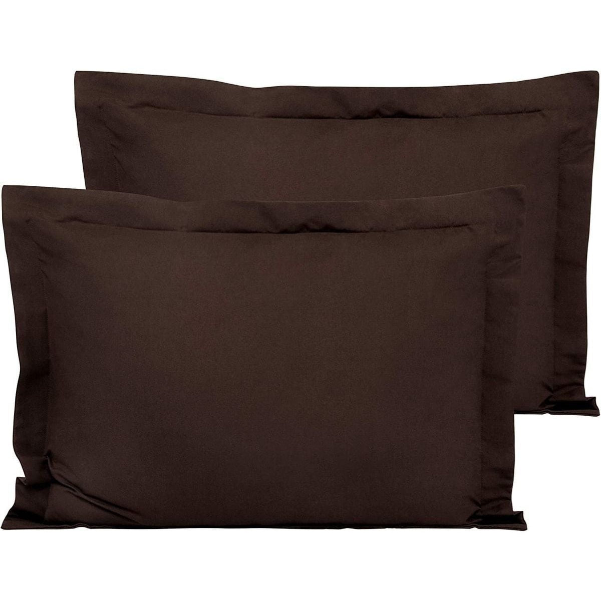 %100 Pamuklu Organik Kulaklı Kenarlı Decor 50x70 Cm 2 Adet Yastık Kılıfı