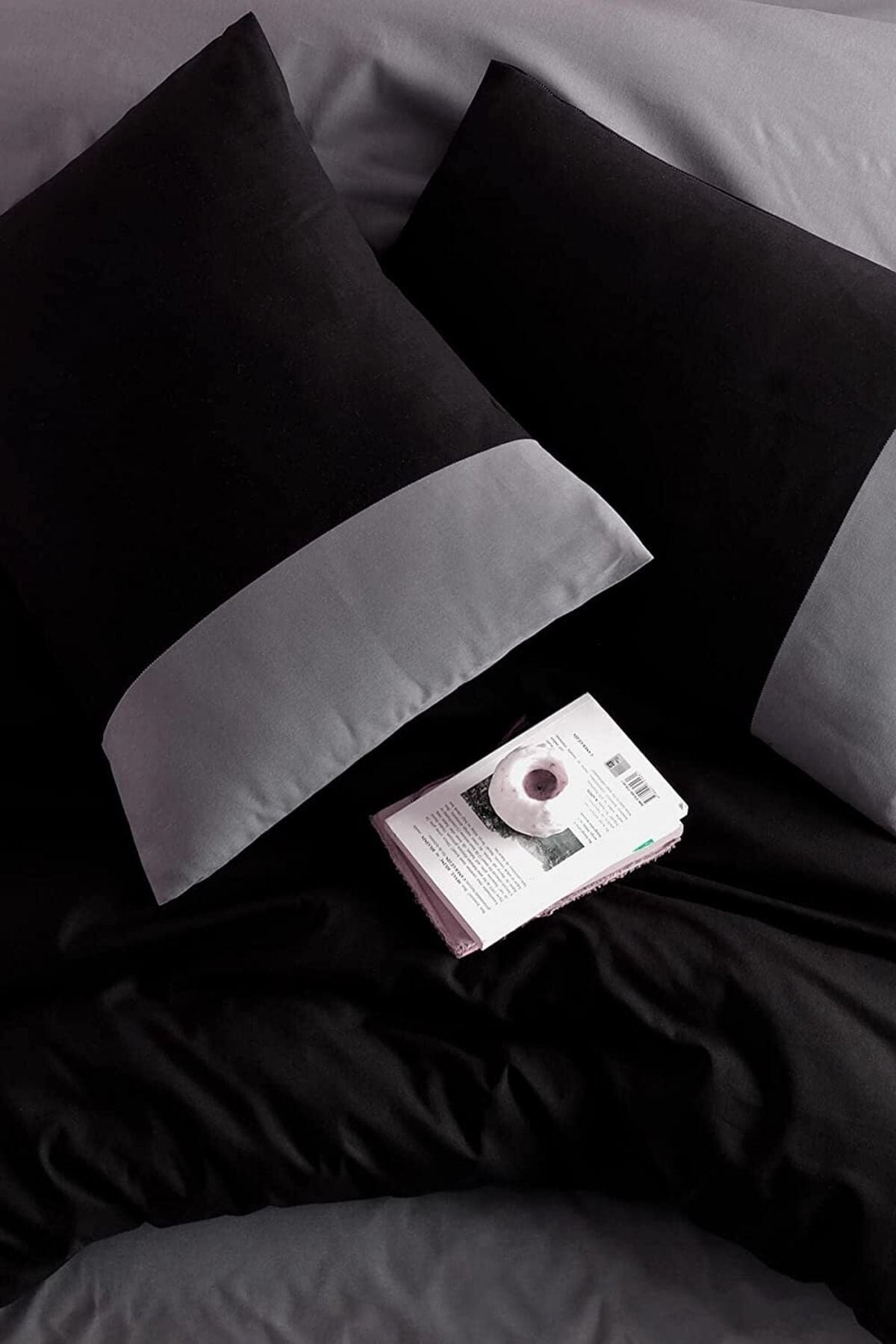 Soft Organik %100 Pamuk Çift Kişilik Nevresim Takımı Lastikli Çarşaf Çift Renk