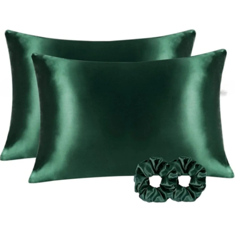 Ipek Dokulu Saten 50x70 Cm Yastık Kılıfı 2 Adet Toka Kıvırcık Saçlar
