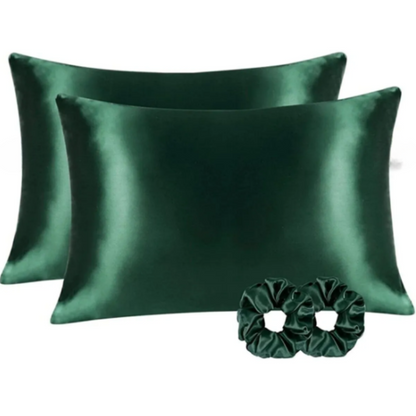 Ipek Dokulu Saten 50x70 Cm Yastık Kılıfı 2 Adet Toka Kıvırcık Saçlar