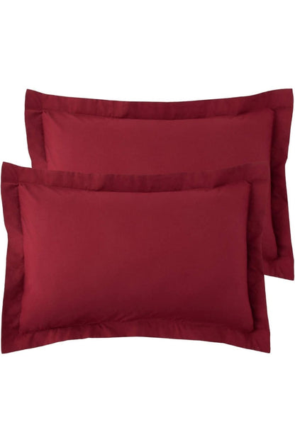 %100 Pamuklu Kulaklı Kenarlı Dekor 50x70 Cm 2 Adet Yastık Kılıfı