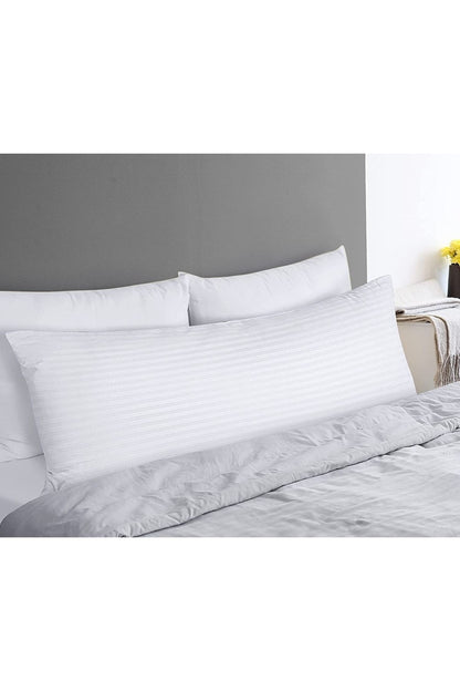 Otel Serisi Ipek Dokulu Pamuk Saten Uzun Yastık Kılıfı 50x135cm Hamile Yastık Kılıfı 1 Adet
