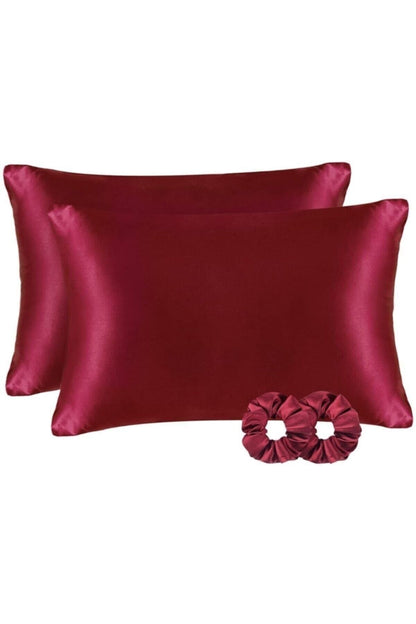 Ipek Dokulu Saten 50x70 Cm Yastık Kılıfı 2 Adet Toka Kıvırcık Saçlar