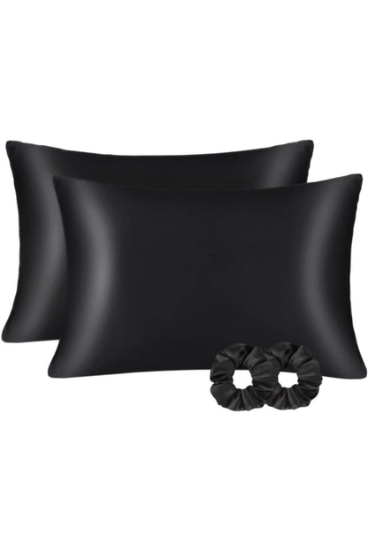 Ipek Dokulu Saten 50x70 Cm Yastık Kılıfı 2 Adet Toka Kıvırcık Saçlar