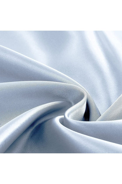 Ipek Dokulu Pamuk Saten Uzun Yastık Kılıfı 50x135cm Hamile Yastık Kılıfı Siyah Renk 1 Adet